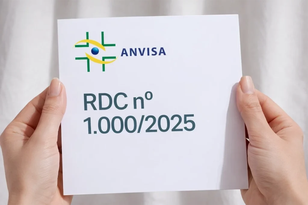 Documento RDC 1000/2025 com logo da Anvisa